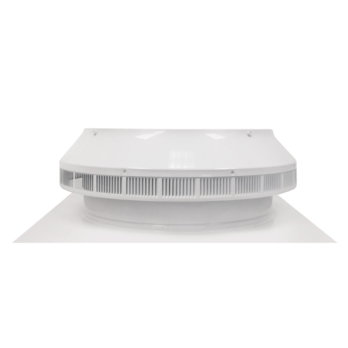 Model PV-12-C1 | Pop Ventilator | 12" Diameter | 1" Tall Collar | Flat Flange |  113 Sq. In. NFA