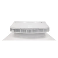 Roof Louver - Pop Vent | 12" Diameter | 1" Tall Collar | Flat Flange | 113 Sq. In. NFA - Active Ventilation Products