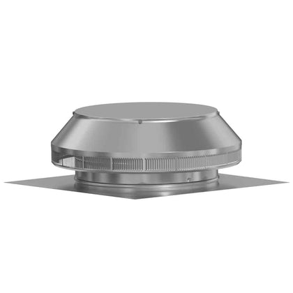 Model PV-12-C1 | Pop Ventilator | 12" Diameter | 1" Tall Collar | Flat Flange |  113 Sq. In. NFA