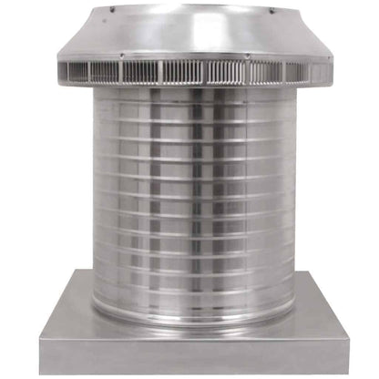 Model PV-12-C12-CMF | Pop Vent |  12" Diameter |  12" Tall Collar  | Curb Mount Flange  |  113 Sq. In. NFA