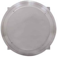 Roof Louver 12" with Curb Mount Sub - Base - Pop Vent | 12" Diameter | 12" Tall Collar | 113 Sq. In. NFA - Active Ventilation Products