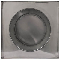 Roof Louver 12" with Curb Mount Sub - Base - Pop Vent | 12" Diameter | 12" Tall Collar | 113 Sq. In. NFA - Active Ventilation Products