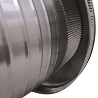 Roof Louver - Pop Vent | 12" Diameter | 12" Tall Collar | Flat Flange | 113 Sq. In. NFA - Active Ventilation Products