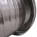 Roof Louver - Pop Vent | 12" Diameter | 12" Tall Collar | Flat Flange | 113 Sq. In. NFA - Active Ventilation Products