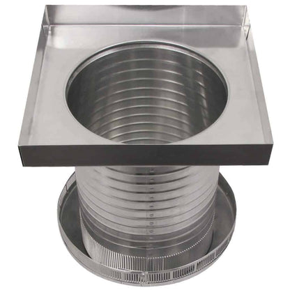 Model PV-12-C12-CMF | Pop Vent |  12" Diameter |  12" Tall Collar  | Curb Mount Flange  |  113 Sq. In. NFA