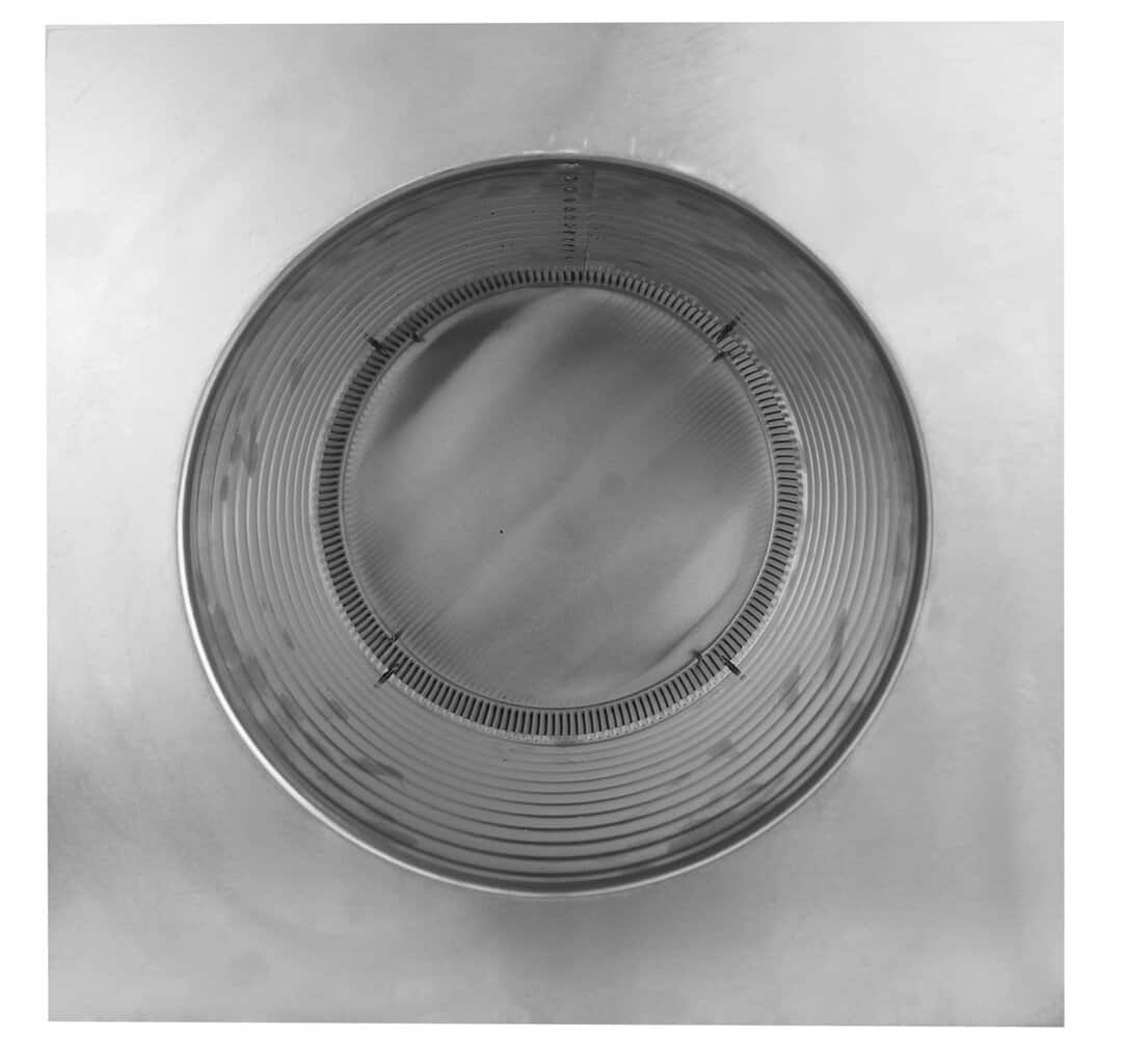 Model PV-12-C12  | Pop Vent |  12" Diameter |  12" Tall Collar | Flat Falng | 113 Sq. In. NFA