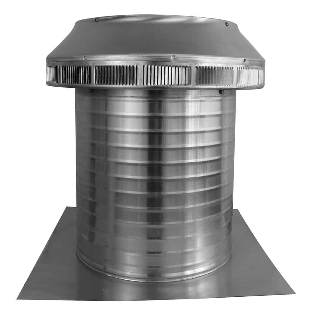 Model PV-12-C12  | Pop Vent |  12" Diameter |  12" Tall Collar | Flat Falng | 113 Sq. In. NFA