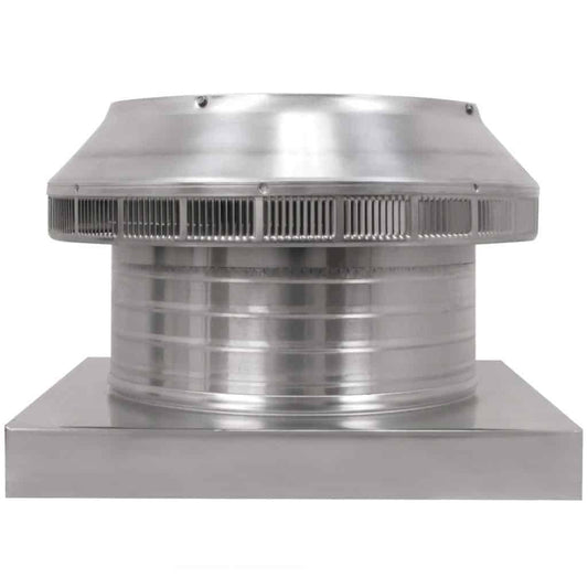 Model PV-12-C4-CMF | Pop Vent |  12" Diameter |  4" Tall Collar  | Curb Mount Flange  |  113 Sq. In. NFA