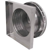 Roof Louver 12" with Curb Mount Sub - Base - Pop Vent | 12" Diameter | 4" Tall Collar | 113 Sq. In. NFA - Active Ventilation Products