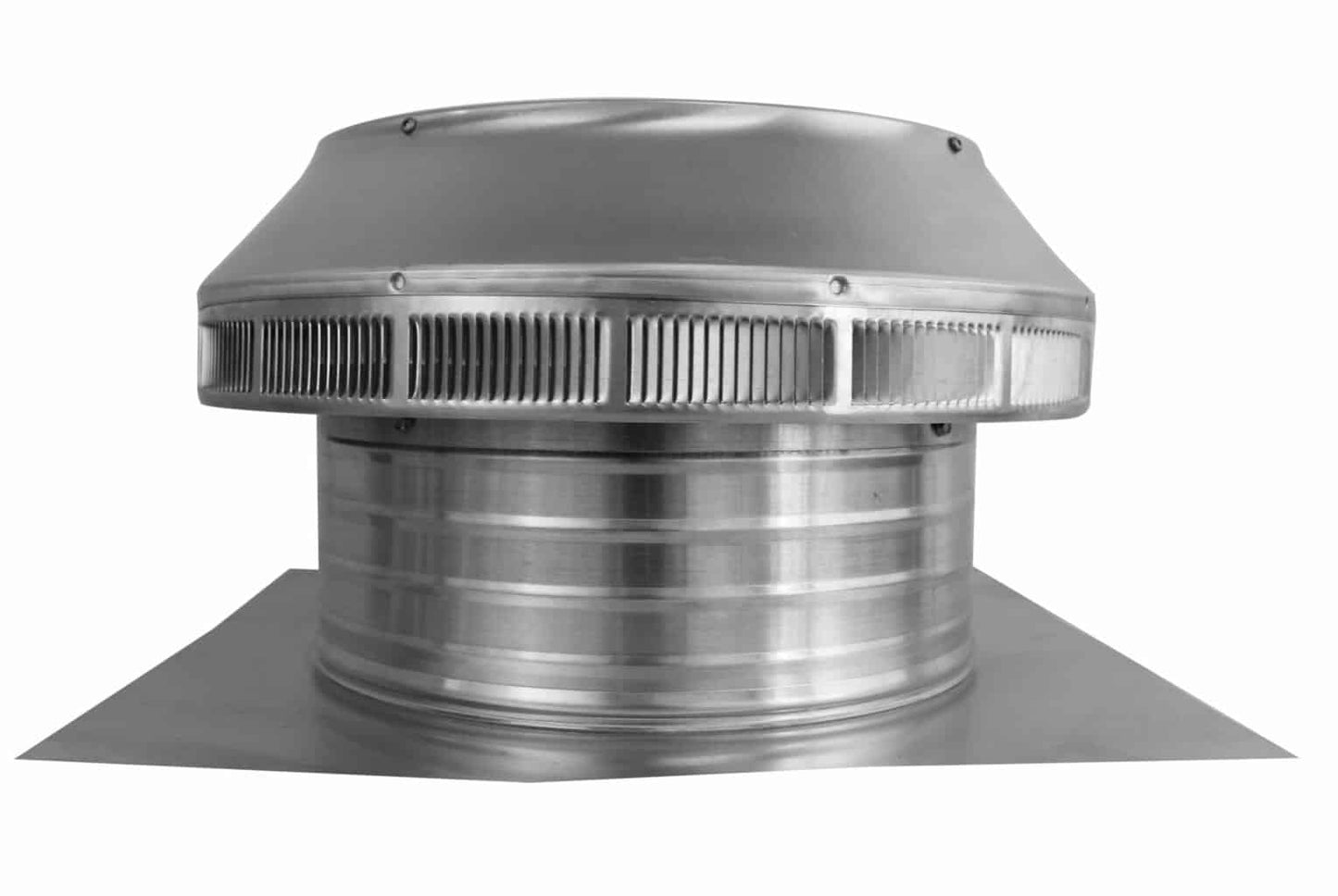 Model PV-12-C4  | Pop Vent |  12" Diameter |  4" Tall Collar | Flat Falng | 113 Sq. In. NFA