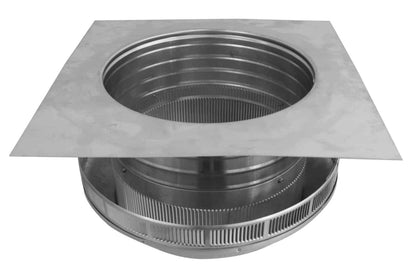 Model PV-12-C4  | Pop Vent |  12" Diameter |  4" Tall Collar | Flat Falng | 113 Sq. In. NFA