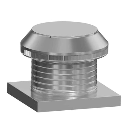 Model PV-12-C6-CMF | Pop Vent |  12" Diameter |  6" Tall Collar  | Curb Mount Flange  |  113 Sq. In. NFA