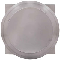 Roof Louver 12" with Curb Mount Sub - Base - Pop Vent | 12" Diameter | 6" Tall Collar | 113 Sq. In. NFA - Active Ventilation Products