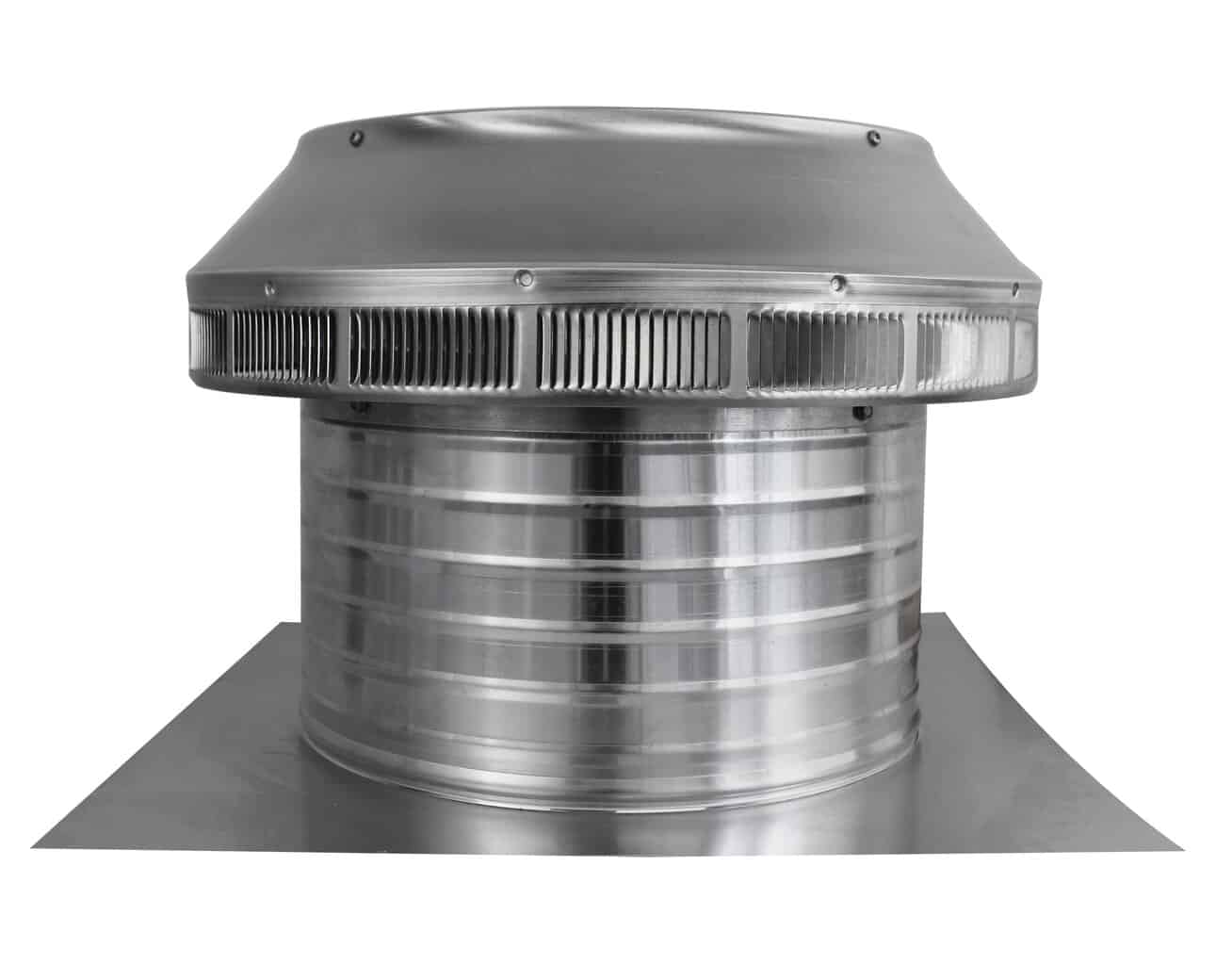 Model PV-12-C6  | Pop Vent |  12" Diameter |  6" Tall Collar | Flat Falng | 113 Sq. In. NFA