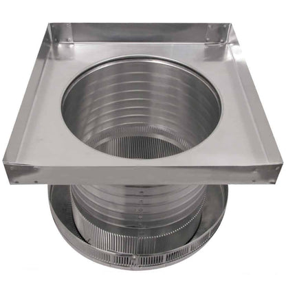 Model PV-12-C8-CMF | Pop Vent |  12" Diameter |  8" Tall Collar  | Curb Mount Flange  |  113 Sq. In. NFA