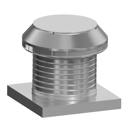 Model PV-12-C8-CMF | Pop Vent |  12" Diameter |  8" Tall Collar  | Curb Mount Flange  |  113 Sq. In. NFA