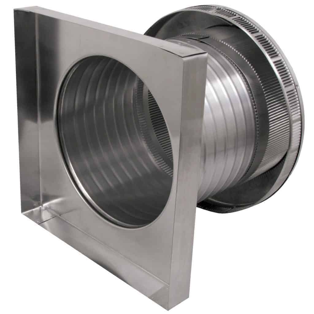 Model PV-12-C8-CMF | Pop Vent |  12" Diameter |  8" Tall Collar  | Curb Mount Flange  |  113 Sq. In. NFA