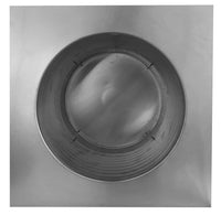 Roof Louver - Pop Vent | 12" Diameter | 8" Tall Collar | Flat Flange | 113 Sq. In. NFA - Active Ventilation Products