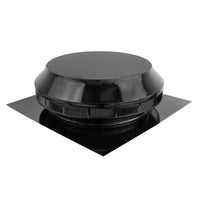 Roof Louver - Pop Vent | 14" Diameter | 1" Tall Collar | Flat Flange | 144 Sq. In. NFA - Active Ventilation Products