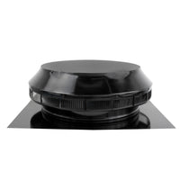 Roof Louver - Pop Vent | 14" Diameter | 1" Tall Collar | Flat Flange | 144 Sq. In. NFA - Active Ventilation Products