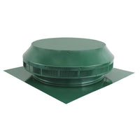 Roof Louver - Pop Vent | 14" Diameter | 1" Tall Collar | Flat Flange | 144 Sq. In. NFA - Active Ventilation Products