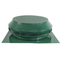 Roof Louver - Pop Vent | 14" Diameter | 1" Tall Collar | Flat Flange | 144 Sq. In. NFA - Active Ventilation Products