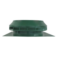 Roof Louver - Pop Vent | 14" Diameter | 1" Tall Collar | Flat Flange | 144 Sq. In. NFA - Active Ventilation Products