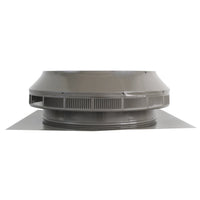 Roof Louver - Pop Vent | 14" Diameter | 1" Tall Collar | Flat Flange | 144 Sq. In. NFA - Active Ventilation Products