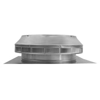 Roof Louver - Pop Vent | 14" Diameter | 1" Tall Collar | Flat Flange | 144 Sq. In. NFA - Active Ventilation Products