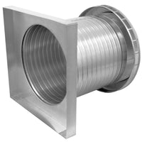 Roof Louver 14" with Curb Mount Sub - Base - Pop Vent | 14" Diameter | 12" Tall Collar | 144 Sq. In. NFA - Active Ventilation Products