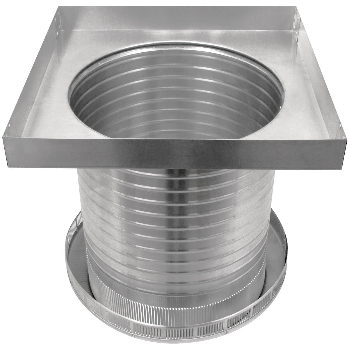 Model PV-14-C12-CMF | Pop Vent |  14" Diameter |  12" Tall Collar  | Curb Mount Flange  |  144 Sq. In. NFA