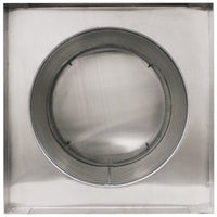 Roof Louver 14" with Curb Mount Sub - Base - Pop Vent | 14" Diameter | 12" Tall Collar | 144 Sq. In. NFA - Active Ventilation Products