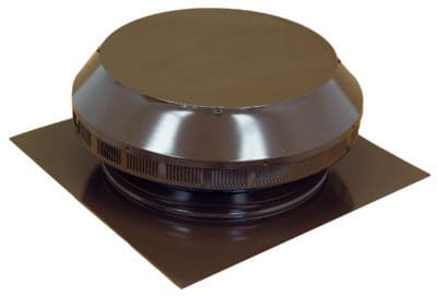 Model PV-14-C2 | Pop Ventilator | 14" Diameter | 2" Tall Collar | Flat Flange |  144 Sq. In. NFA