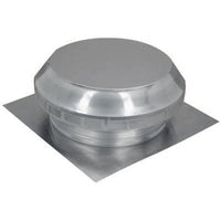 Roof Louver - Pop Vent | 14" Diameter | 2" Tall Collar | Flat Flange | 144 Sq. In. NFA - Active Ventilation Products