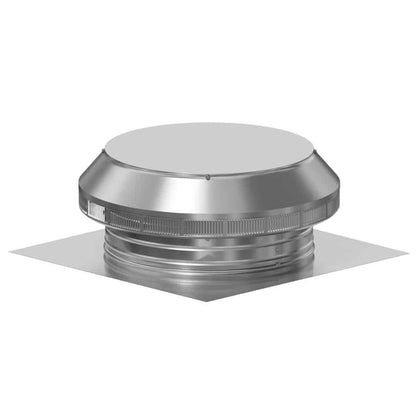 Model PV-14-C2 | Pop Ventilator | 14" Diameter | 2" Tall Collar | Flat Flange |  144 Sq. In. NFA