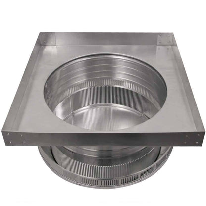 Model PV-14-C4-CMF | Pop Vent |  14" Diameter |  4" Tall Collar  | Curb Mount Flange  |  144 Sq. In. NFA