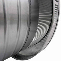 Roof Louver 14" with Curb Mount Sub - Base - Pop Vent | 14" Diameter | 4" Tall Collar | 144 Sq. In. NFA - Active Ventilation Products