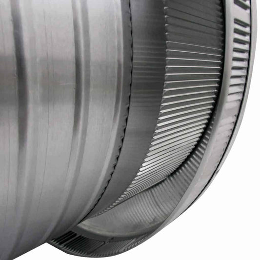 Roof Louver - Pop Vent | 14" Diameter | 4" Tall Collar | Flat Flange | 144 Sq. In. NFA - Active Ventilation Products