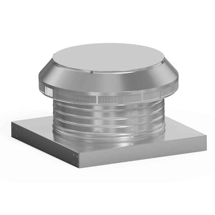 Model PV-14-C4-CMF | Pop Vent |  14" Diameter |  4" Tall Collar  | Curb Mount Flange  |  144 Sq. In. NFA