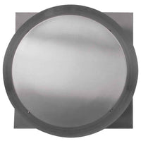 Roof Louver 14" with Curb Mount Sub - Base - Pop Vent | 14" Diameter | 4" Tall Collar | 144 Sq. In. NFA - Active Ventilation Products