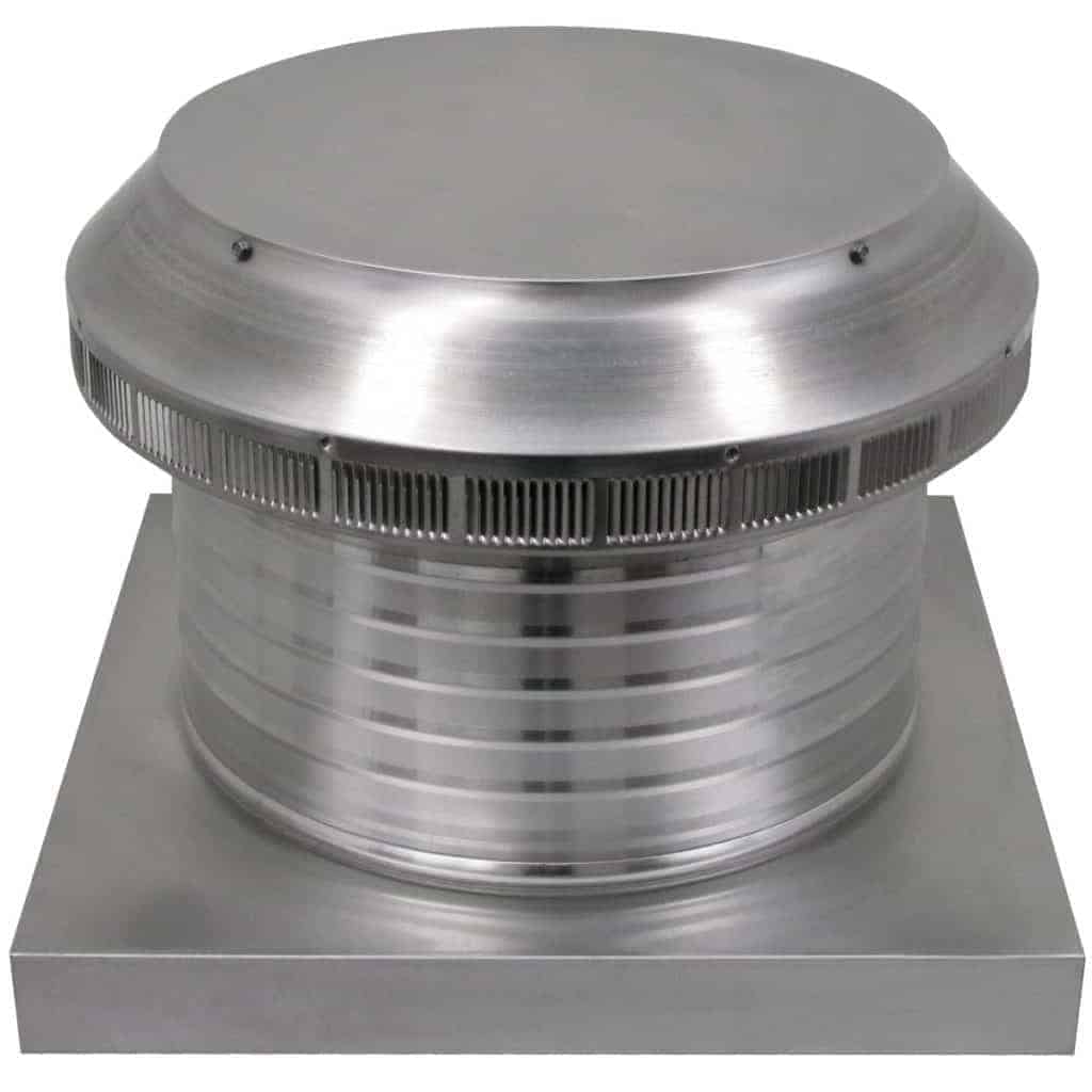 Model PV-14-C6-CMF | Pop Vent |  14" Diameter |  6" Tall Collar  | Curb Mount Flange  |  144 Sq. In. NFA