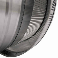 Roof Louver 14" with Curb Mount Sub - Base - Pop Vent | 14" Diameter | 6" Tall Collar | 144 Sq. In. NFA - Active Ventilation Products