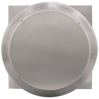 Roof Louver - Pop Vent | 14" Diameter | 8" Tall Collar | Flat Flange | 144 Sq. In. NFA - Active Ventilation Products