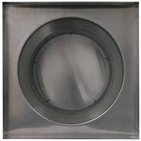 Roof Louver 16" with Curb Mount Sub - Base - Pop Vent | 16" Diameter | 12" Tall Collar | 200 Sq. In. NFA - Active Ventilation Products