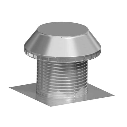 Model PV-16-C12  | Pop Vent |  16" Diameter |  12" Tall Collar | Flat Flang | 200 Sq. In. NFA