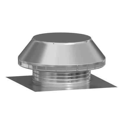 Model PV-16-C4  | Pop Vent |  16" Diameter |  4" Tall Collar | Flat Falng | 200 Sq. In. NFA