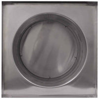 Roof Louver 16" with Curb Mount Sub - Base - Pop Vent | 16" Diameter | 6" Tall Collar | 200 Sq. In. NFA - Active Ventilation Products