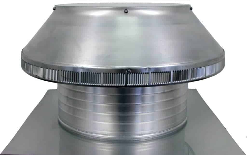 Model PV-16-C6  | Pop Vent |  16" Diameter |  6" Tall Collar | Flat Falng | 200 Sq. In. NFA