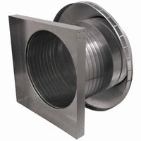 Roof Louver 16" with Curb Mount Sub - Base - Pop Vent | 16" Diameter | 8" Tall Collar | 200 Sq. In. NFA - Active Ventilation Products