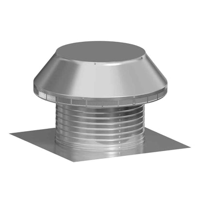 Model PV-16-C8  | Pop Vent |  16" Diameter |  8" Tall Collar | Flat Falng | 200 Sq. In. NFA